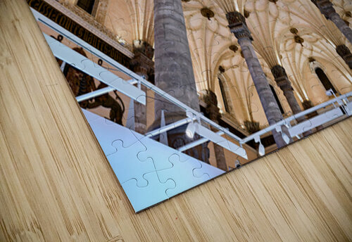 Zaragoza. Saragossa. Aragon. Spain. Sala de Exposiciones La Lonja Marco Brivio puzzle