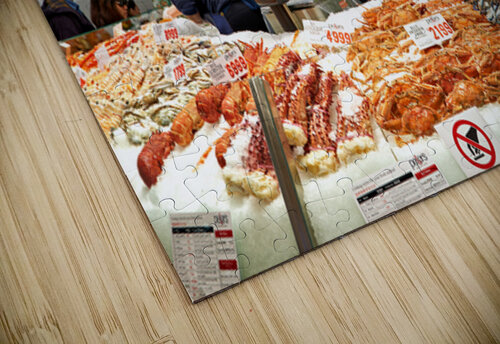Peters Sydney Fish Market displays fresh seafood for sale. Marco Brivio puzzle
