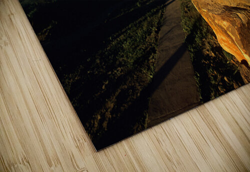 Carved stone monument in the Australian outback at sunset. Marco Brivio puzzle