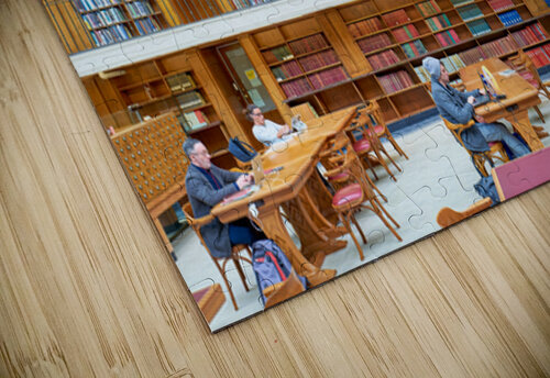 Studying in the grand Mitchell Library in Sydney Australia Marco Brivio puzzle