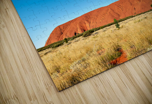 Uluru monolith under a clear blue sky. Marco Brivio puzzle