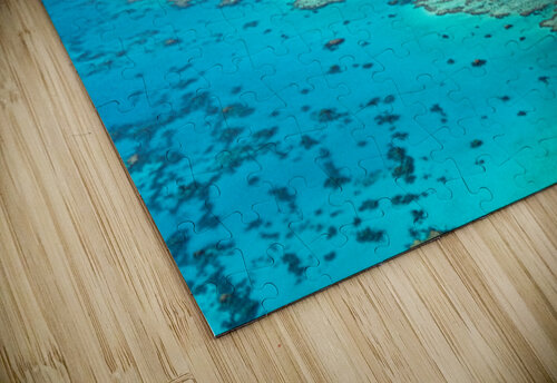 Aerial view of the Great Barrier Reefs turquoise waters. Marco Brivio puzzle