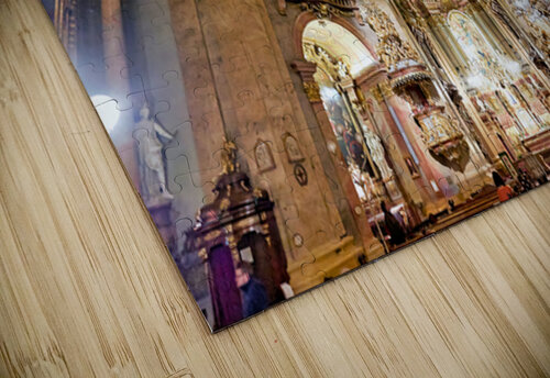 Grand Baroque church interior richly decorated with frescoes an Marco Brivio puzzle