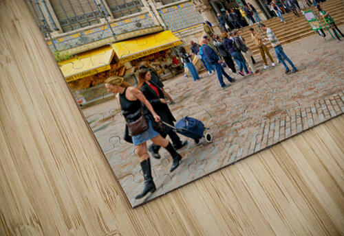 Visit to Central Market in Valencia Spain with many people aroun Marco Brivio puzzle