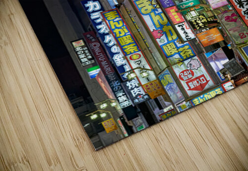 Neon lights illuminate Shinjuku district streets in Tokyo at nig Marco Brivio puzzle