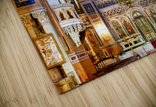 Interior of Athens Mitropolis Cathedral: art and architecture Marco Brivio puzzle