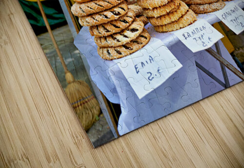 Food stall offers baked goods in downtown Athens Greece Marco Brivio puzzle