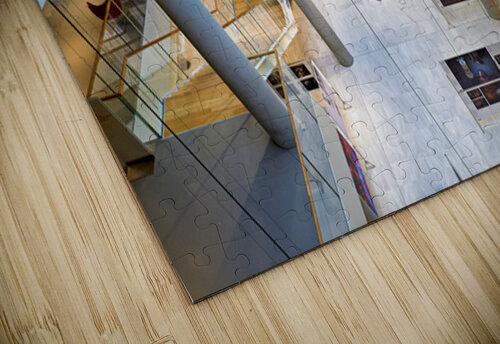 Visitors explore the Stavros Niarchos Foundation in Athens Marco Brivio puzzle