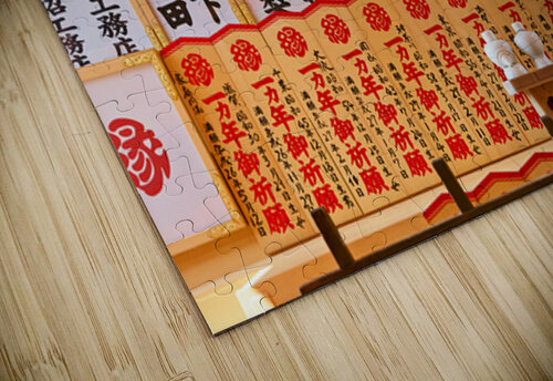 Kiyomizu Dera Temple in Kyoto shows offerings and prayer banners Marco Brivio puzzle