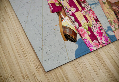 Young women enjoy Fushimi Inari Taisha Shrine in Kyoto Japan Marco Brivio puzzle