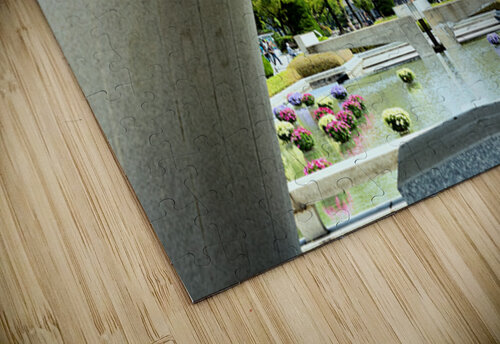 Hiroshima Peace Memorial Park view from the arch structure Marco Brivio puzzle