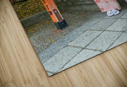 Young women in traditional kimono at Yasaka Shrine in Kyoto Marco Brivio puzzle