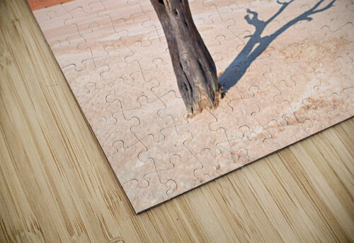 Dry camel thorn tree in Deadvlei clay pan of Namibia Marco Brivio puzzle