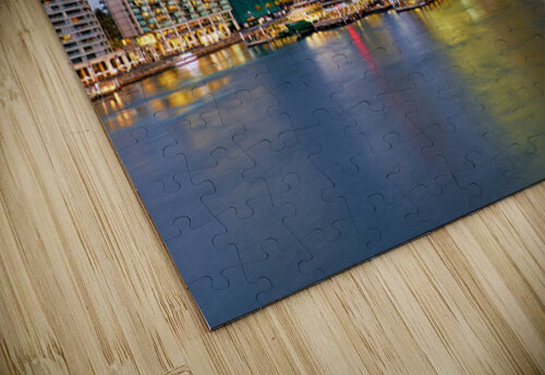 Sydney Harbour at dusk with ferries and city skyline. Marco Brivio puzzle