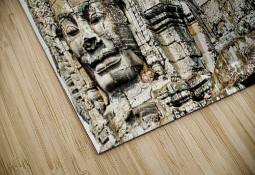 Serene stone faces adorn ancient Cambodian temple. Marco Brivio puzzle