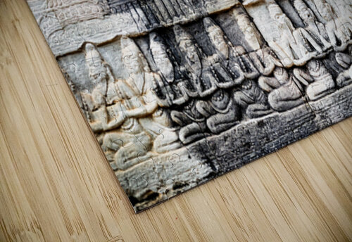 Ancient stone bas reliefs depicting figures and decorative eleme Marco Brivio puzzle