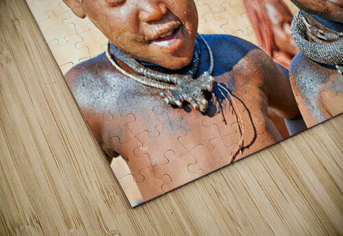 Children in himba village of kunene region namibia Marco Brivio puzzle