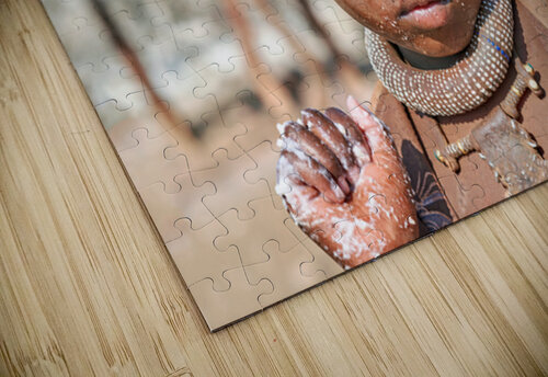 Portrait of a child from Himba Village in Kunene Region of Namib Marco Brivio puzzle