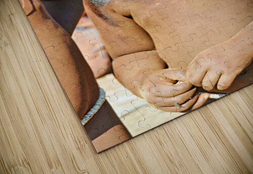Portrait of child in Himba village in Kunene region of Namibia Marco Brivio puzzle