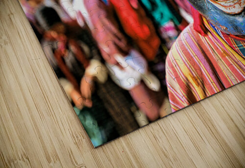 Traditional blue mask at a festival. Marco Brivio puzzle