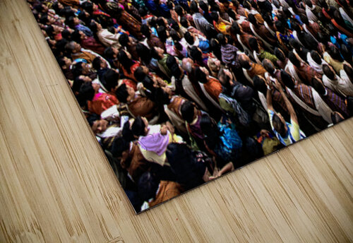 Bhutanese festival: crowd watches traditional dance in monastery Marco Brivio puzzle