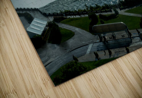 Niagara Falls with powerful water mist and surrounding park. Marco Brivio puzzle