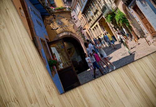 Visitors discover timber houses in Riquewihr Alsace Marco Brivio puzzle