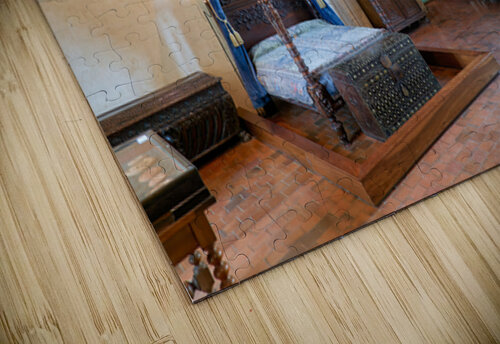 Exploring the interior of Chateau de Chaumont sur Loire in Franc Marco Brivio puzzle