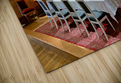 Dining room setup in Chateau dAzay le Rideau in Loire Valley Marco Brivio puzzle