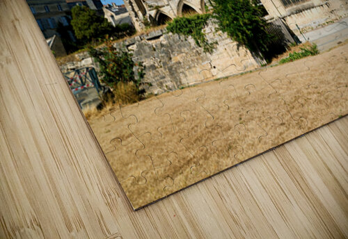 Church of Saint Etienne le Vieux stands in ruins in Caen France Marco Brivio puzzle