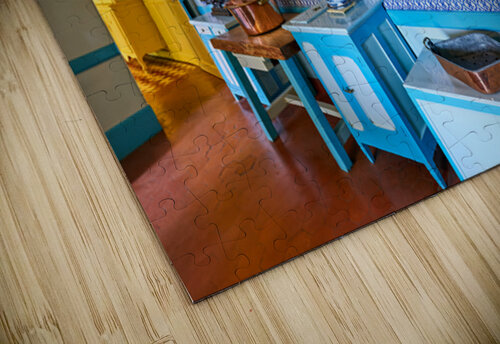 Explore the kitchen in Monets house at Giverny in Normandy Fran Marco Brivio puzzle