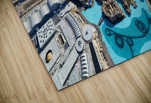 Skyline view of Dubai with skyscrapers and artificial lake Marco Brivio puzzle