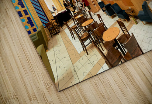 Starbucks store in decorated mall with customers in Dubai UAE Marco Brivio puzzle