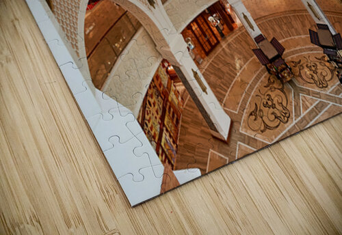 Explore grand shopping mall interior in Dubai with multiple leve Marco Brivio puzzle