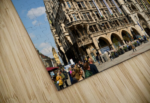 Munich town hall in Marienplatz on a sunny day in Bavaria Marco Brivio puzzle