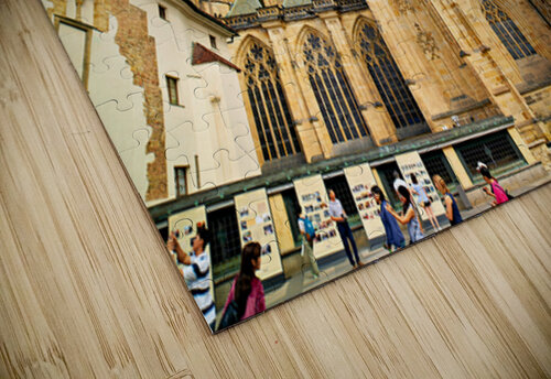 Majestic St. Vitus Cathedral Prague under a blue sky. Marco Brivio puzzle