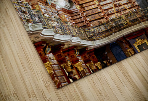 Grand baroque library with painted ceilings and countless books. Marco Brivio puzzle