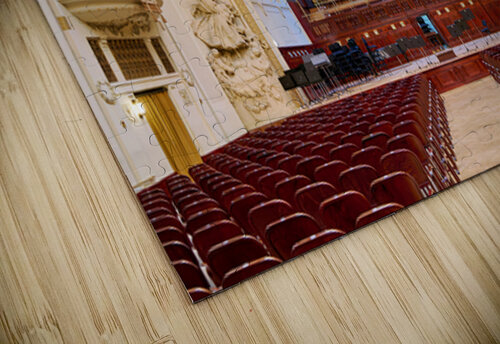 Grand concert hall with organ and empty seats. Marco Brivio puzzle