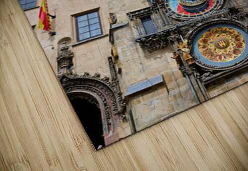 Historic Prague Astronomical Clock on Old Town Hall Tower. Marco Brivio puzzle