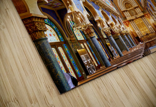 Stunning ornate synagogue interior featuring colorful arches an Marco Brivio puzzle