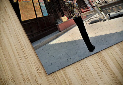 Incense offered at a Chinese temple courtyard in Shanghai Marco Brivio puzzle