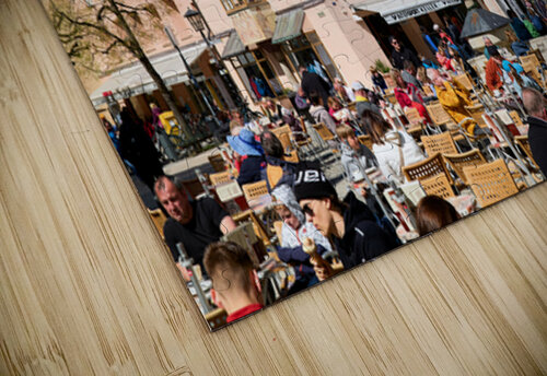 Outdoor dining at restaurants along the Romantic Road in Bavaria Marco Brivio puzzle
