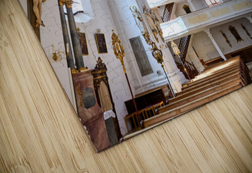 Explore Mariae Himmelfahrt church inside in Schongau Bavaria G Marco Brivio puzzle