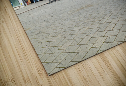 People enjoy meals in Hauptplatz square in Landsberg am Lech Ger Marco Brivio puzzle