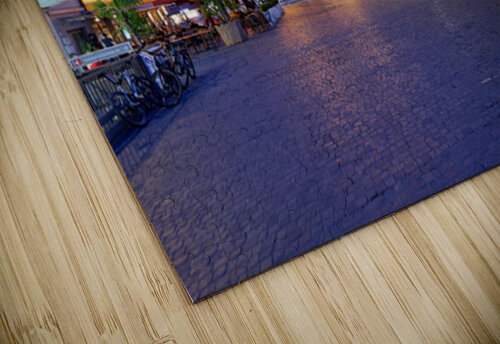 Wurzburg at dusk with Marienkapelle and Falcon House in view Marco Brivio puzzle