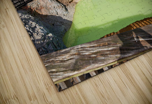 Views of devils bath in waiotapu thermal wonderland rotorua Marco Brivio puzzle