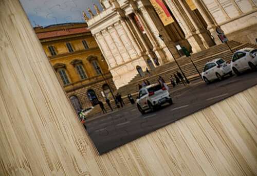 Palazzo delle Esposizioni in Rome invites visitors for art and c Marco Brivio puzzle