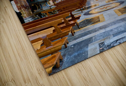 Church of St. Louis of the French in Rome showcases interior des Marco Brivio puzzle