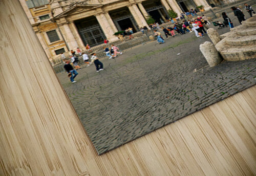 Basilica of Saint Mary Major in Rome draws many visitors each da Marco Brivio puzzle