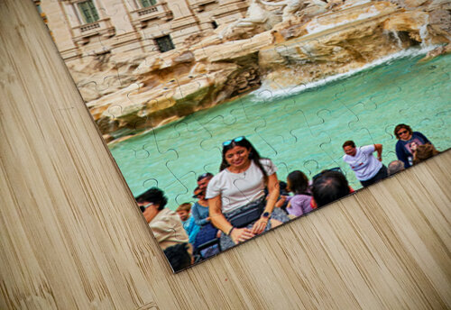 Tourists gather at Trevi Fountain in Rome during a sunny day Marco Brivio puzzle
